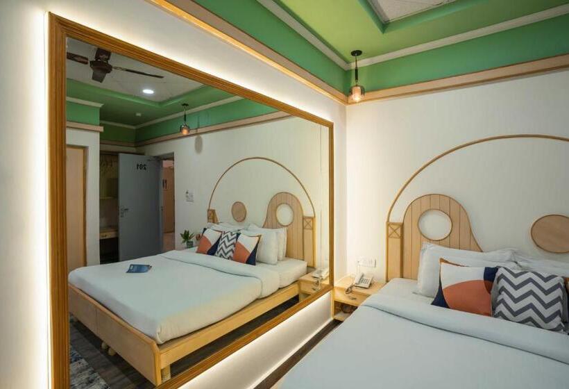 חדר דלוקס, Zostel Delhi