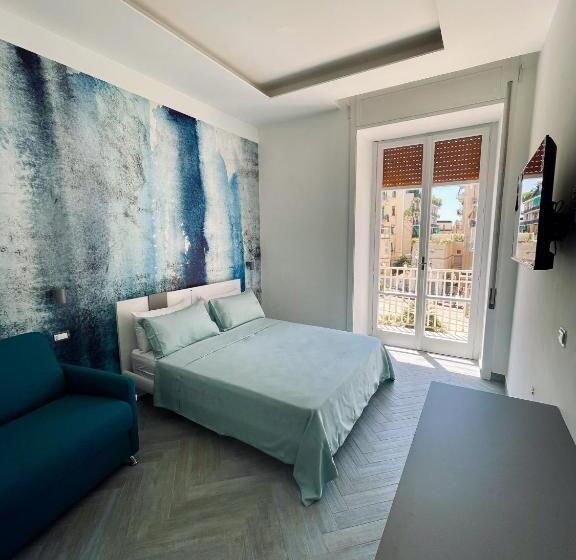 اتاق استاندارد با بالکن, Bluceleste Salerno Centro