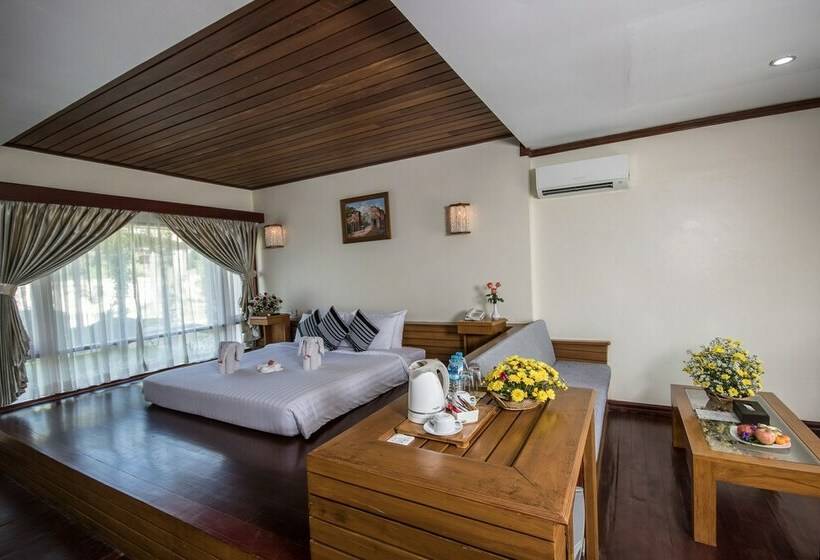 اتاق لوکس با چشمانداز باغ, Merciel Retreat & Resort