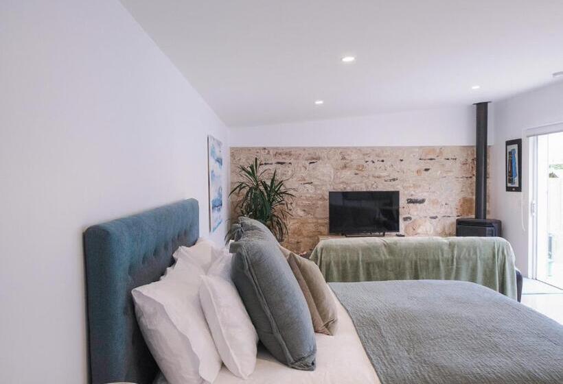 キングサイズベッドのデラックスルーム, Port Fairy Bnb The Green Suite