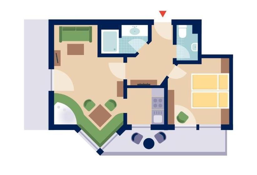 1 Bedroom Apartment Mountain View, Sonnenhof Appartements