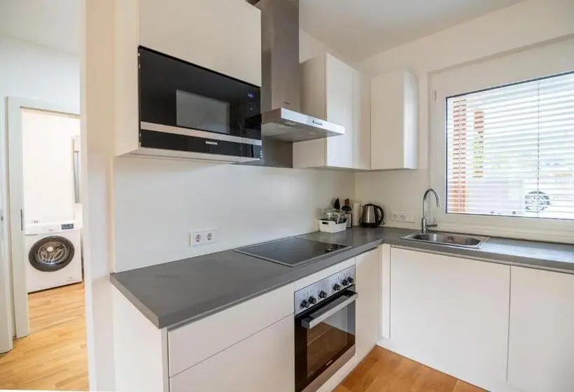 バルコニー付き1ベッドルームアパートメント, Shome Apartments Graz Ost Self Check In & Free Parking