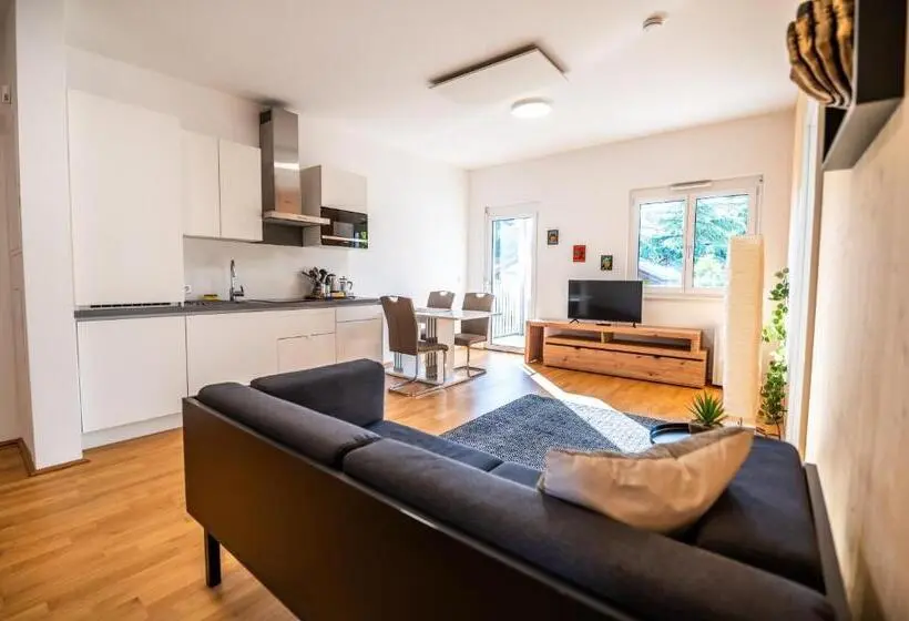 テラス付き1ベッドルームアパートメント, Shome Apartments Graz Ost Self Check In & Free Parking