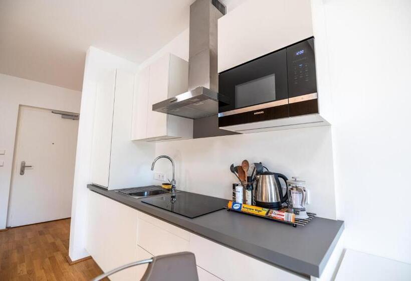 דירת חדר עם טרסה, Shome Apartments Graz Ost   Self Check In & Free Parking