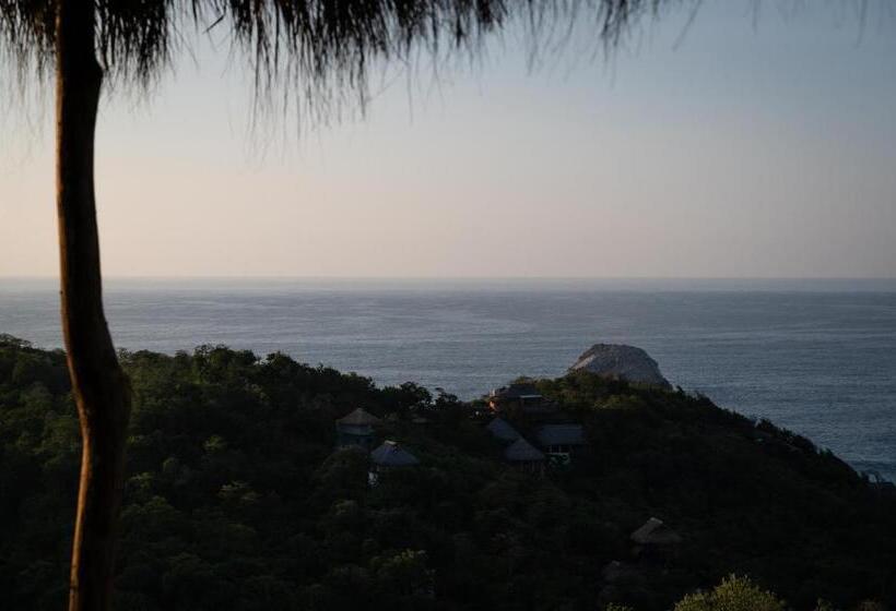 غرفة ديلوكس مطلّة علي البحر مزوَّدة بشُرفة, La Alberca Hotel Boutique