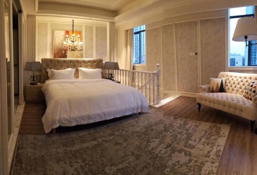 Люкс Дюплекс, Unijoy Cityinn Oct Loft Shenzhen有集城市客栈创意园店