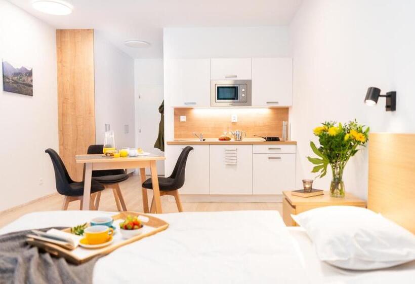 带双人床的标准工作室, Zaži Apartmán Vila Zuberec