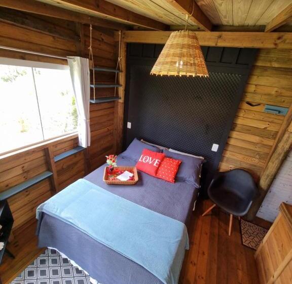 シャレー1寝室, Pousada Rosa Shanti, Café Da Manhã Opcional, Apenas 4 Cabanas, Piscina, Estacionamento Privativo, ár