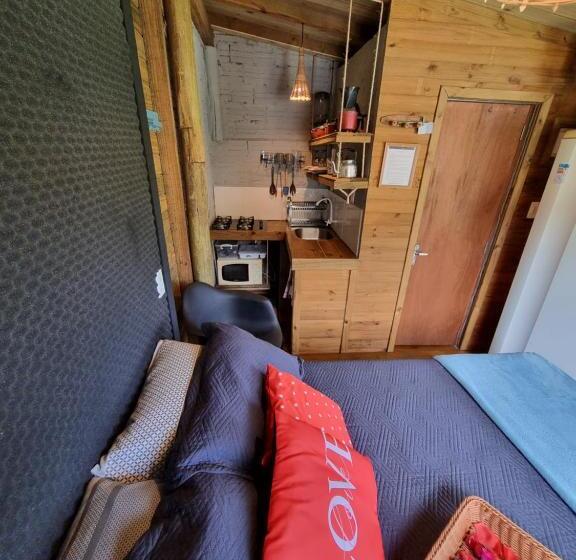 シャレー1寝室, Pousada Rosa Shanti, Café Da Manhã Opcional, Apenas 4 Cabanas, Piscina, Estacionamento Privativo, ár