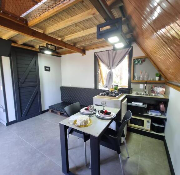 スタンダード４人部屋, Pousada Rosa Shanti, Café Da Manhã Opcional, Apenas 4 Cabanas, Piscina, Estacionamento Privativo, ár