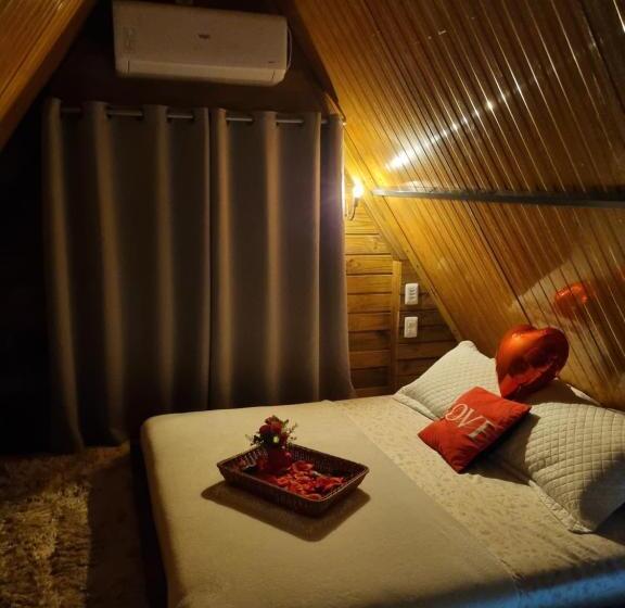 Четырехместный Номер Стандарт, Pousada Rosa Shanti, Café Da Manhã Opcional, Apenas 4 Cabanas, Piscina, Estacionamento Privativo, ár
