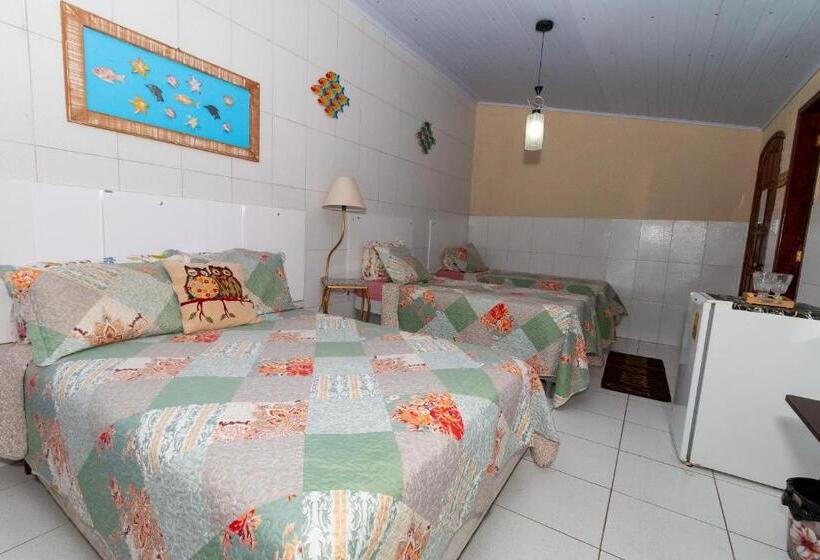 高品质的四人房间, Pousada Casa Da Praia