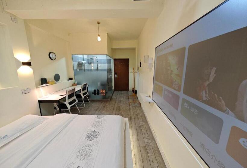 غرفة سوبيريور, 海口水慕青华客栈海南大学店