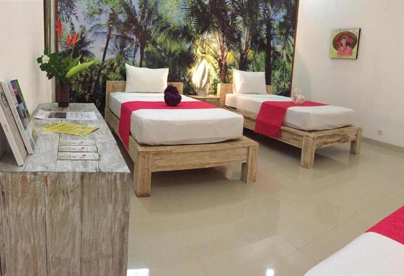 חדר דלוקס לשלושה, Kelapa Cottage