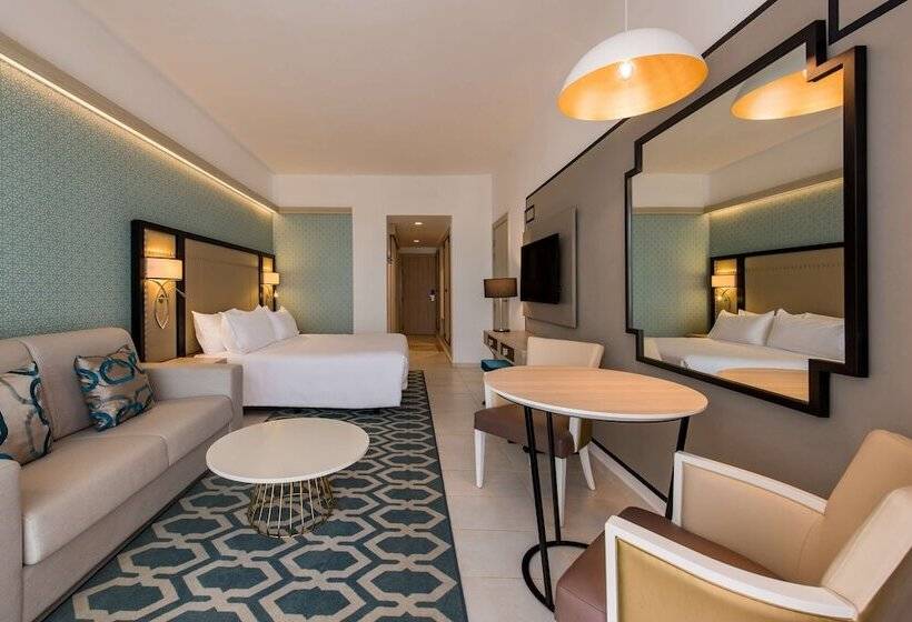 프리미엄 룸 측면 바다 전망, Radisson Blu Resort Saidia Beach