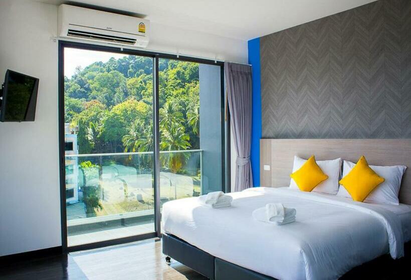 غرفة ديلوكس مزودة بشرفة, Wake Up Aonang