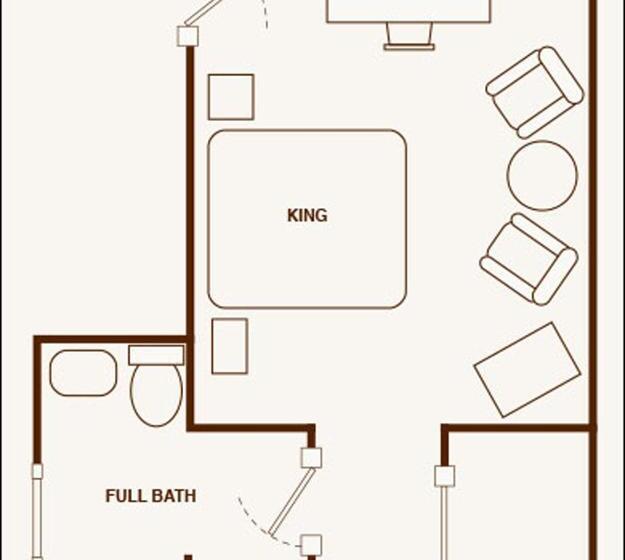 Номер Deluxe Кровать Кинг, Inn At 34