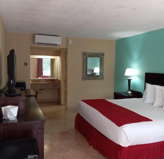 חדר דחוקס עם מיטת קינג, Rodeway Inn