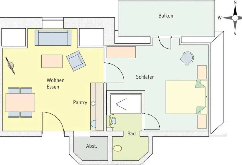 1 Bedroom Apartment Lake View, App Romina