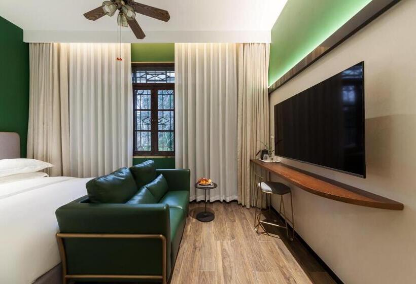 스탠다드 룸 킹사이즈 침대, 鼓浪屿和院黛峯人文民宿