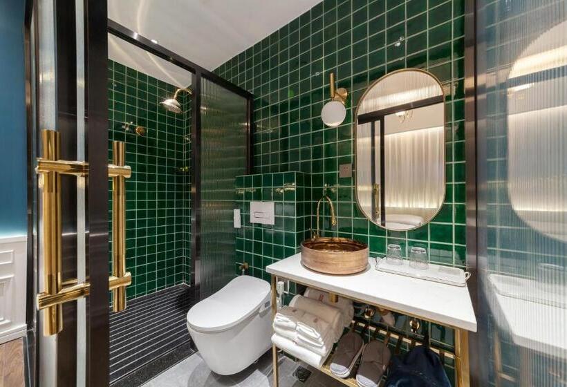 חדר בסיסי, 鼓浪屿和院黛峯人文民宿