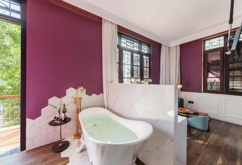 חדר משפחתי, 鼓浪屿和院黛峯人文民宿