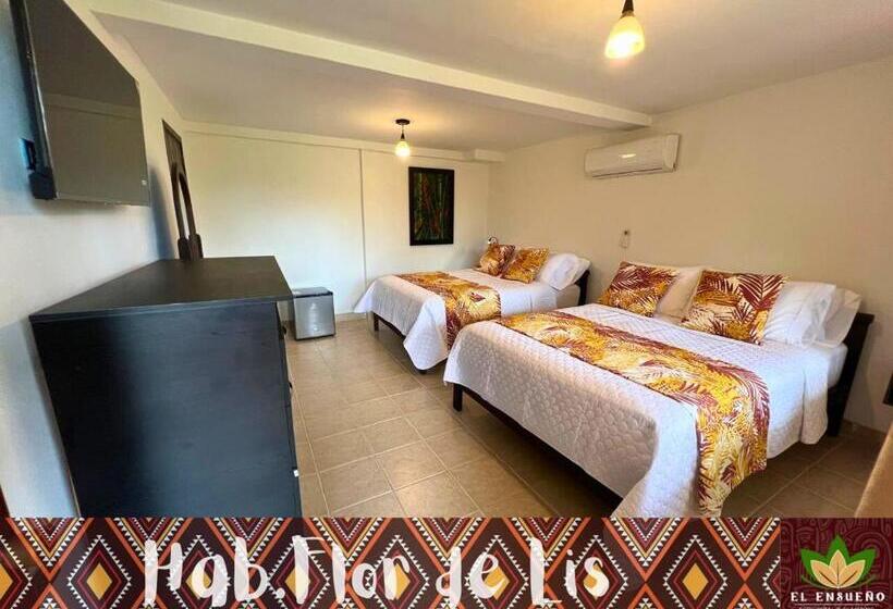 2ダブルベッドのスタンダードルーム, El Ensueño Ecohostal & Glamping