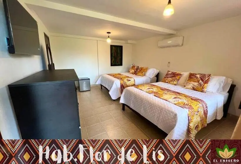 2ダブルベッドのスタンダードルーム, El Ensueño Ecohostal & Glamping