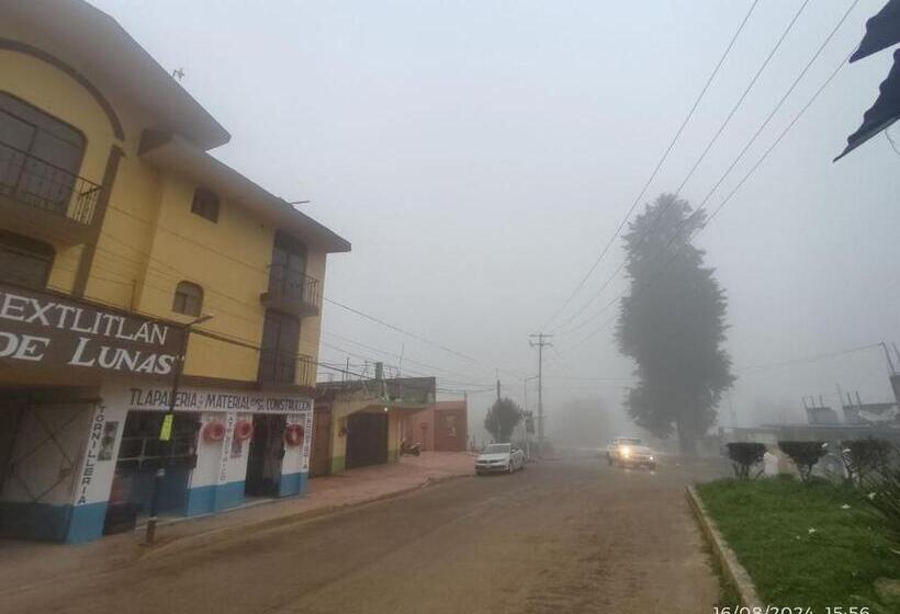 غرفة قياسية رباعية مزودة بشُرفة, Mextlitlán Tierra De Lunas