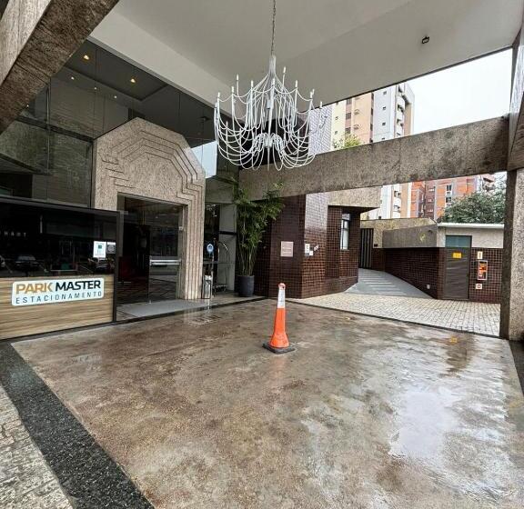 1침실 아파트 도시 전망, Apart Hotel Moderno Em Joinville