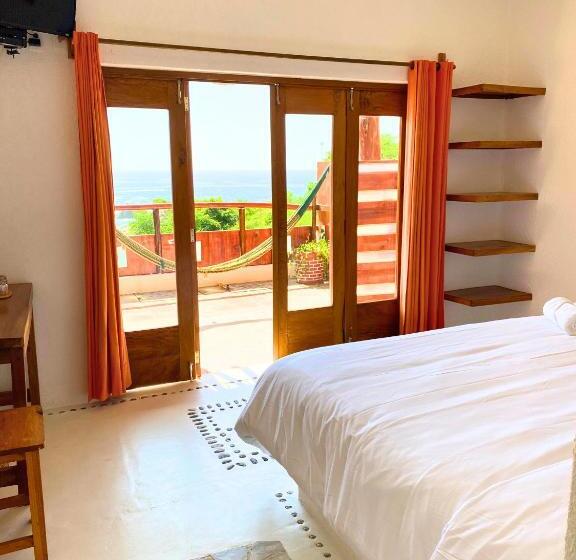 غرفة قياسية رباعية مطلة على الحديقة, Boutique At Cuatunalco