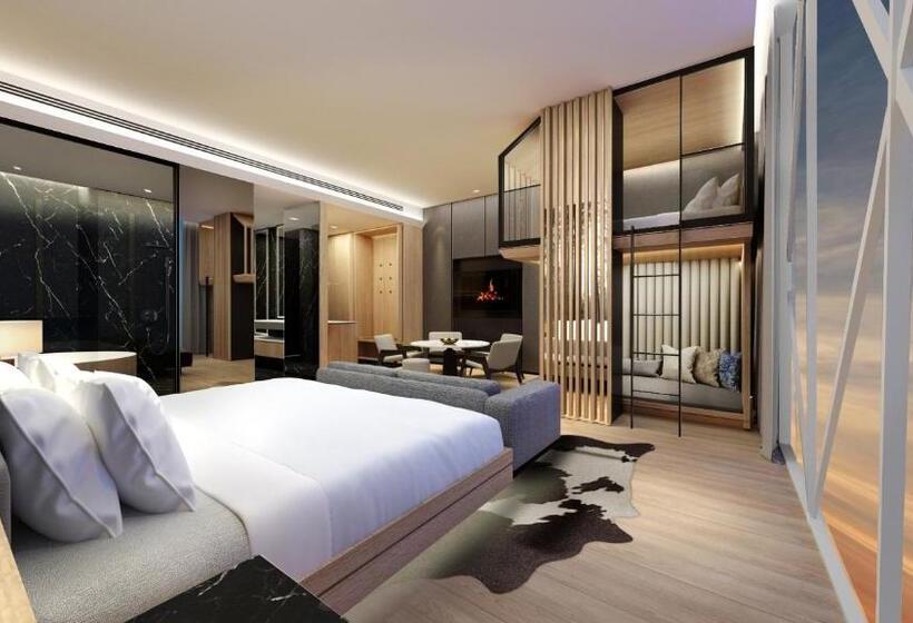 주니어 스위트 킹사이즈 침대, Crowne Plaza Shanghai Snow World By Ihg