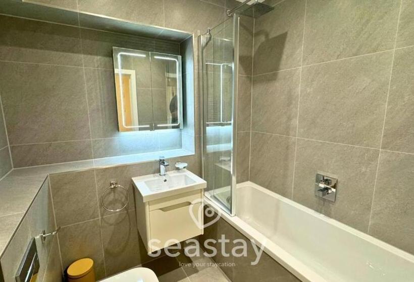 شقة دور أخير غرفة نوم واحدة, Sail Penthouse   Beach & Parking