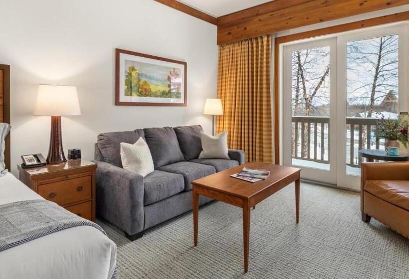 استودیو استاندارد با تخت کینگ, 1216 The Lodge At Spruce Peak Ski In Ski Out Studio Spruce Peak Village Views 2nd Floor