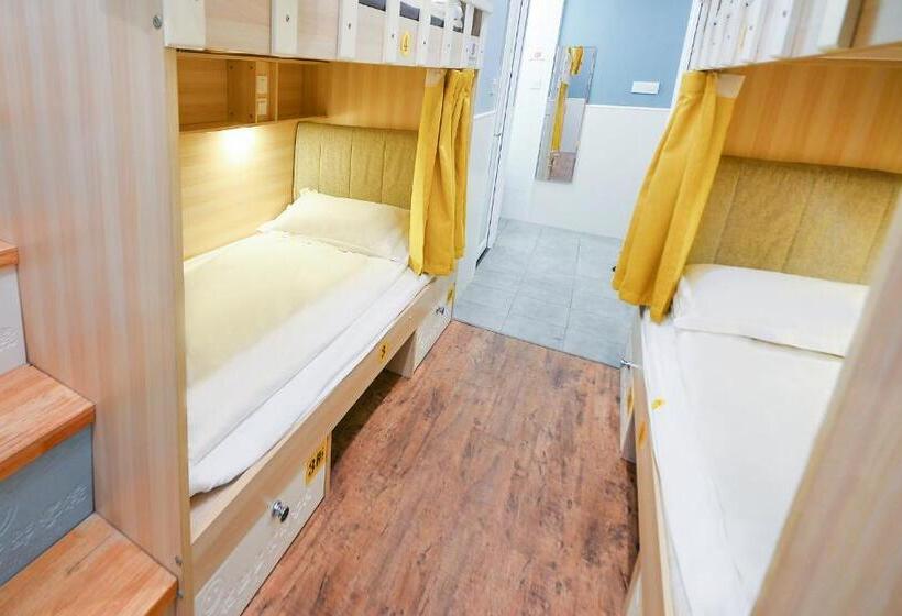 Lit en Chambre Partagée avec Salle de Bain Partagée, 笑脸里青年旅舍锦里店