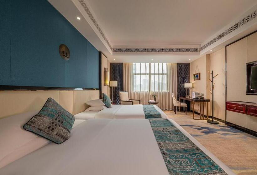 غرفة قياسية مطلة على المدينة, 润华四季大酒店