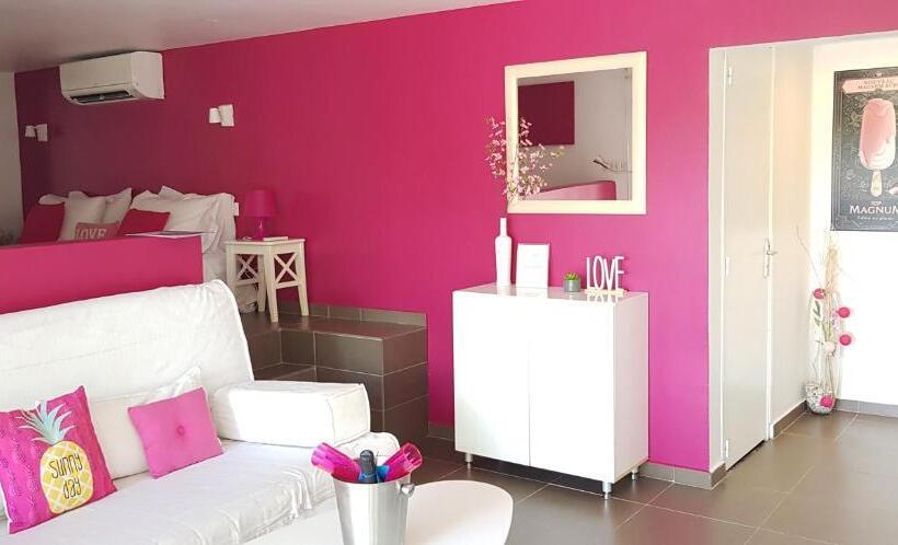 استودیو استاندارد با چشمانداز باغ, Jardin D O Résidence Naturiste Couples Only