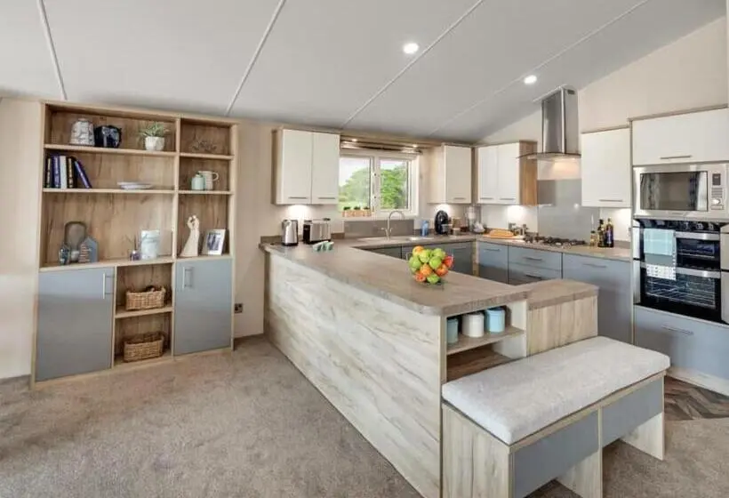 2ベッドルームハウス, Hamlet Lodge Retreat At Calloose Holiday Park