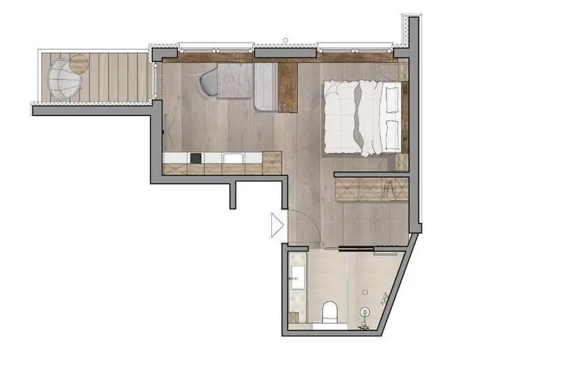 デラックスルーム, Private Homes Alpin Spa Apartments