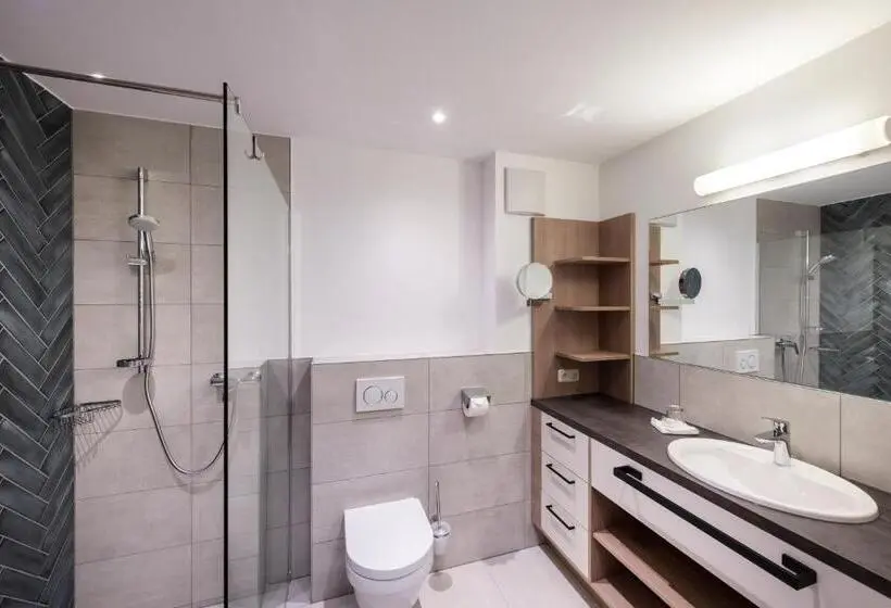 １階の１ベッドルームアパートメント, Private Homes Alpin Spa Apartments