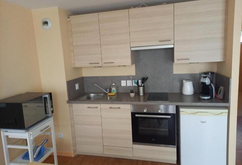 דירה בת חדר שינה 1 עם מרפסת, Centre Jean Xxiii