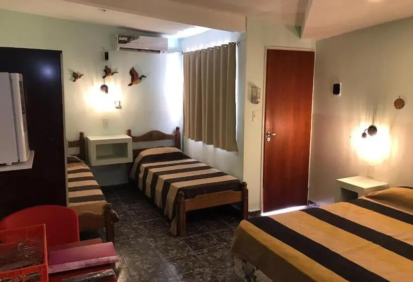 スタンダード４人部屋, Apart Eva Luna Departamentos Y Habitaciones Con Baño Privado