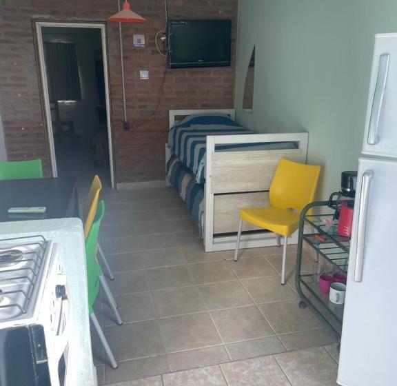 Апартаменты 1 Спальня Нижний Этаж, Apart Eva Luna Departamentos Y Habitaciones Con Baño Privado