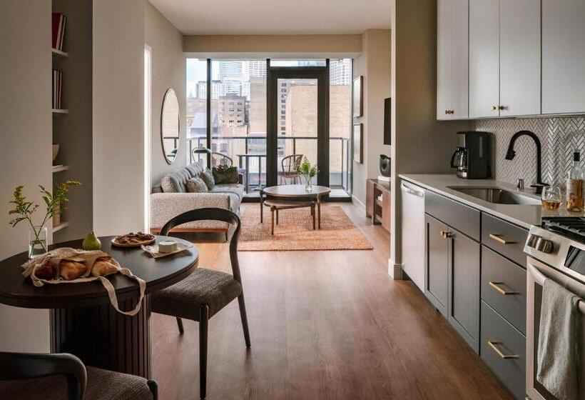 1침실 아파트 도시 전망, Sonder At North Loop Green