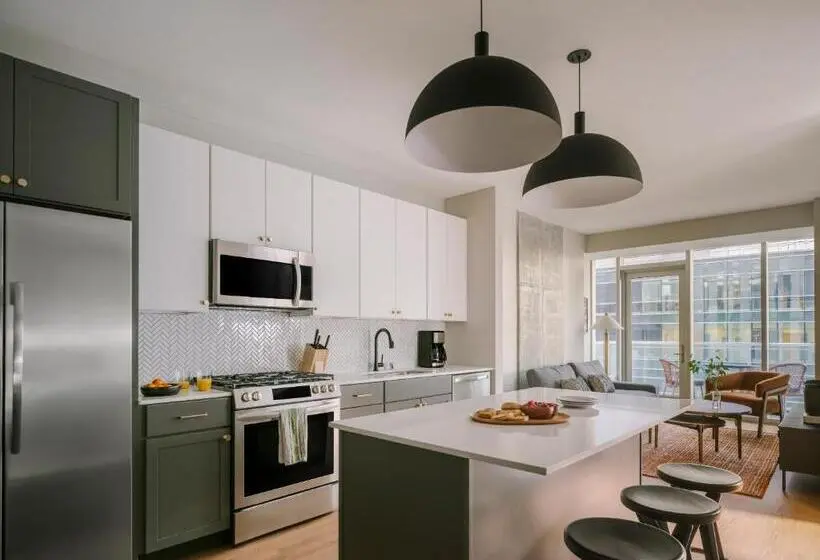 バルコニー付き1ベッドルームアパートメント, Sonder At North Loop Green