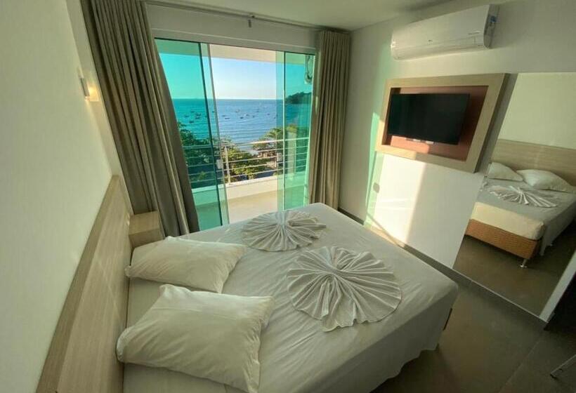 اتاق خانوادگی با چشم‌انداز دریا, E Pousada Manguinho