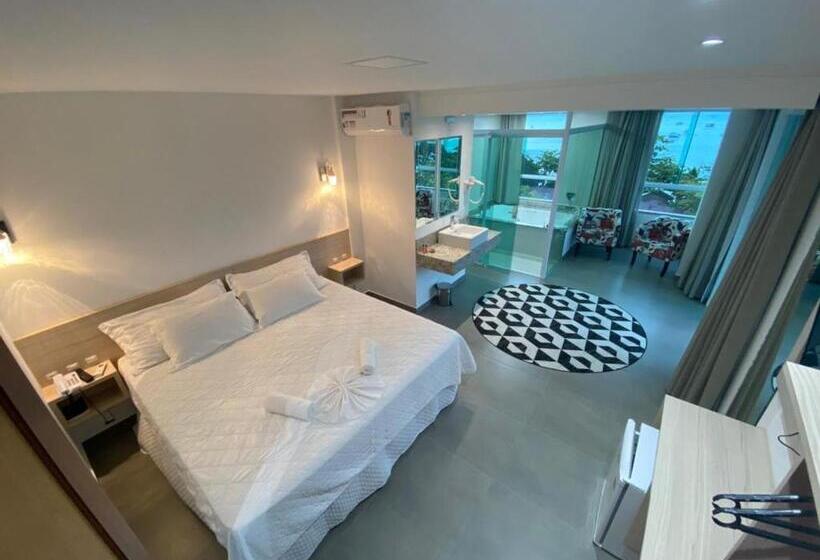 اتاق لوکس با تخت بزرگ, E Pousada Manguinho