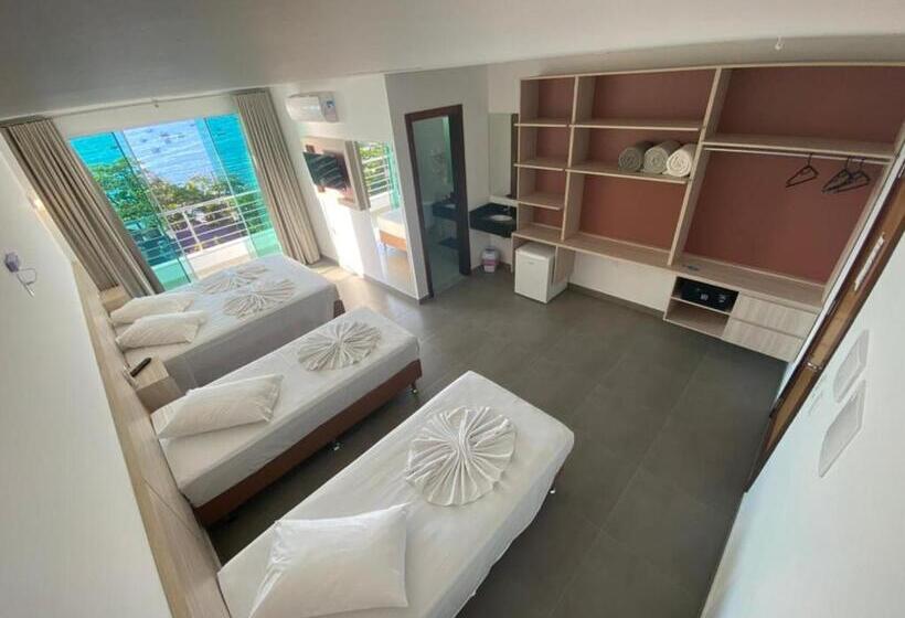 اتاق خانوادگی با چشم‌انداز دریا, E Pousada Manguinho