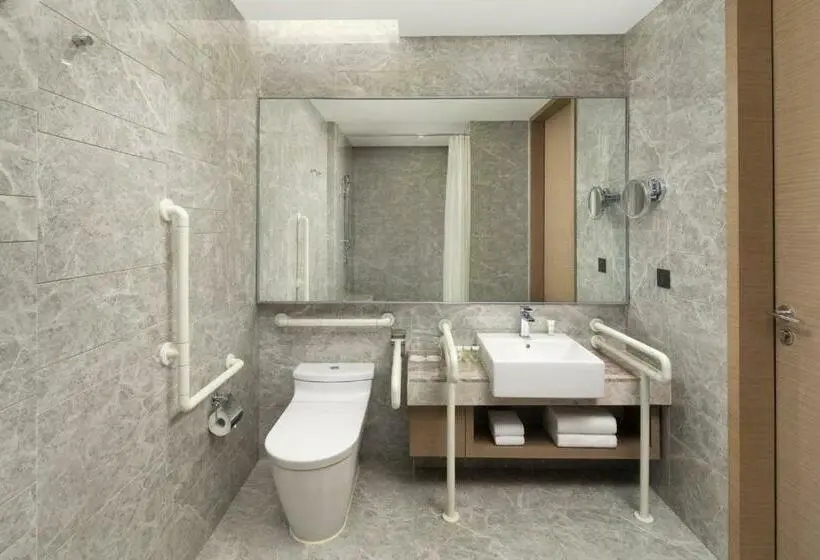 Deluxe-huone King-vuode Kaupunkinäkymä, Courtyard By Marriott Xinchang