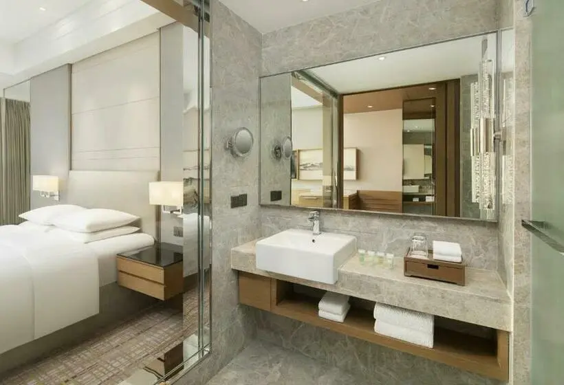 Deluxe-huone King-vuode Kaupunkinäkymä, Courtyard By Marriott Xinchang